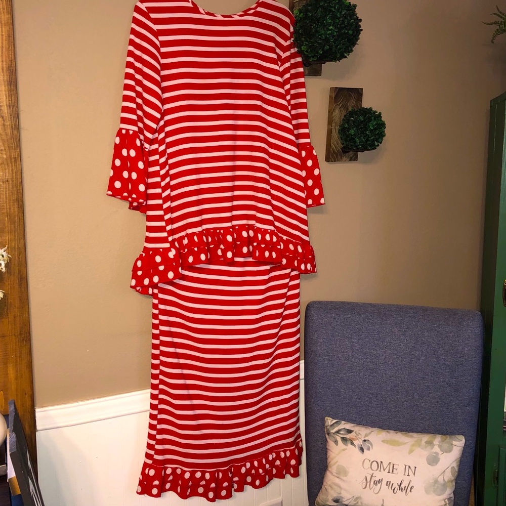 Zadie B’s Red & White Outfit